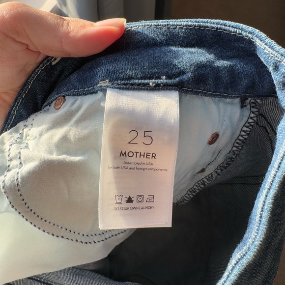 MOTHER The Looker Ankle Fray Jeans Size 25 - Picture 7 of 12
